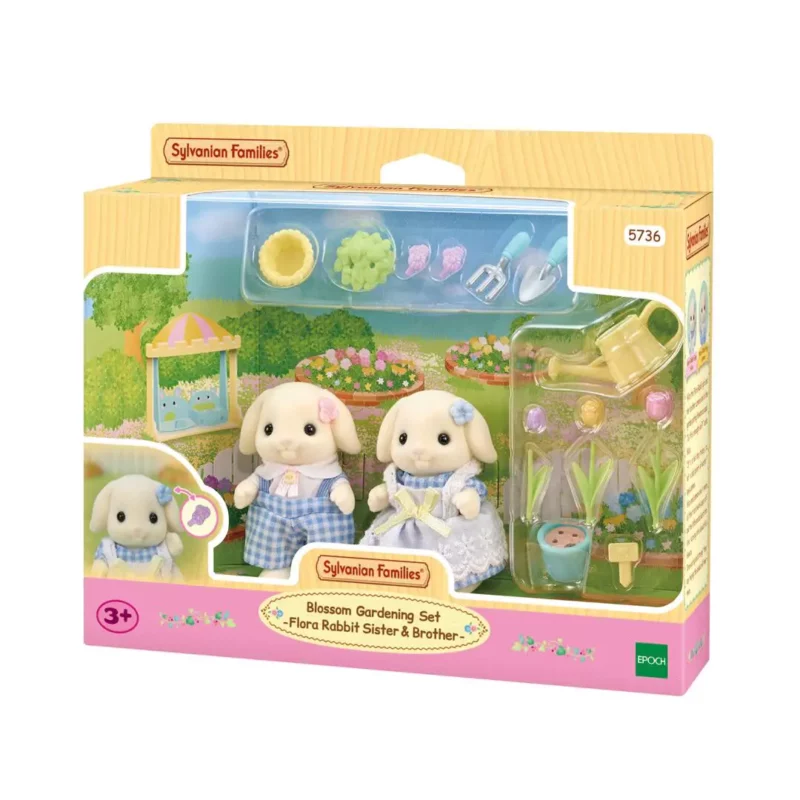 Blossom Gardening Set -Flora Rabbit Sister & Brother