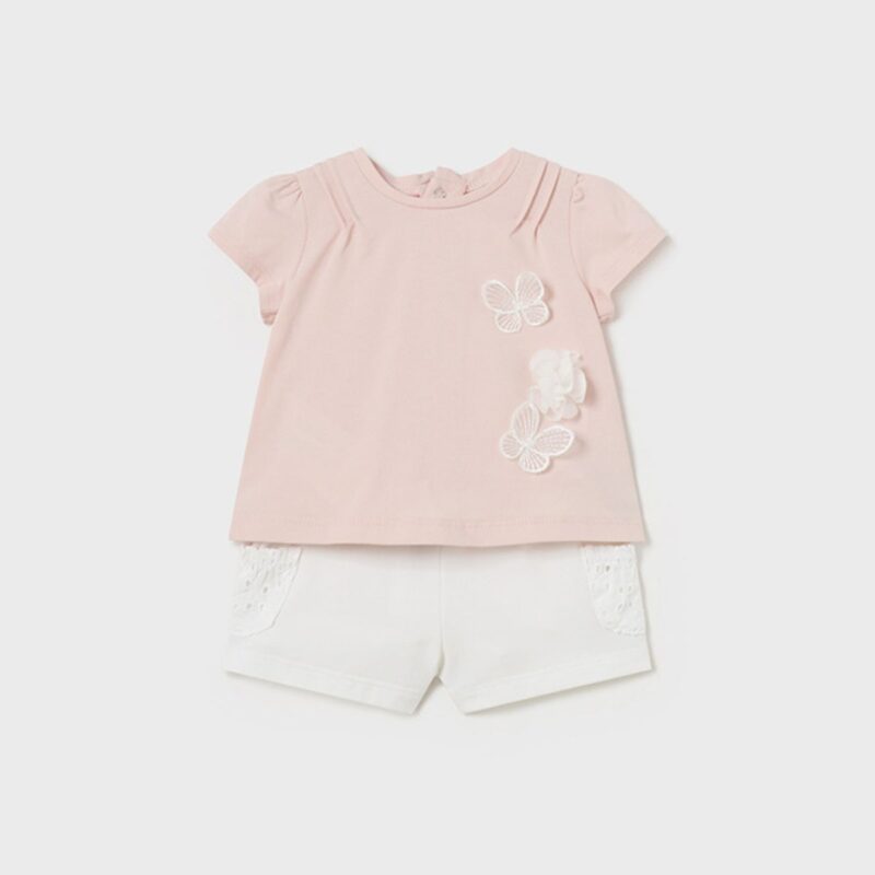 Flower and Butterfly 4 Piece Shorts Set - Image 2