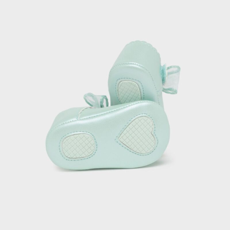 Newborn Mary Janes with Bow - Image 2
