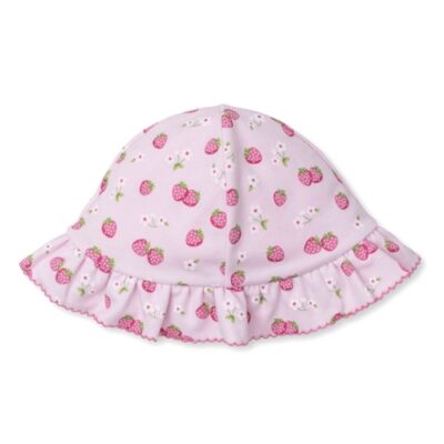 Baby Girls Pink Strawberry Essence Hat
