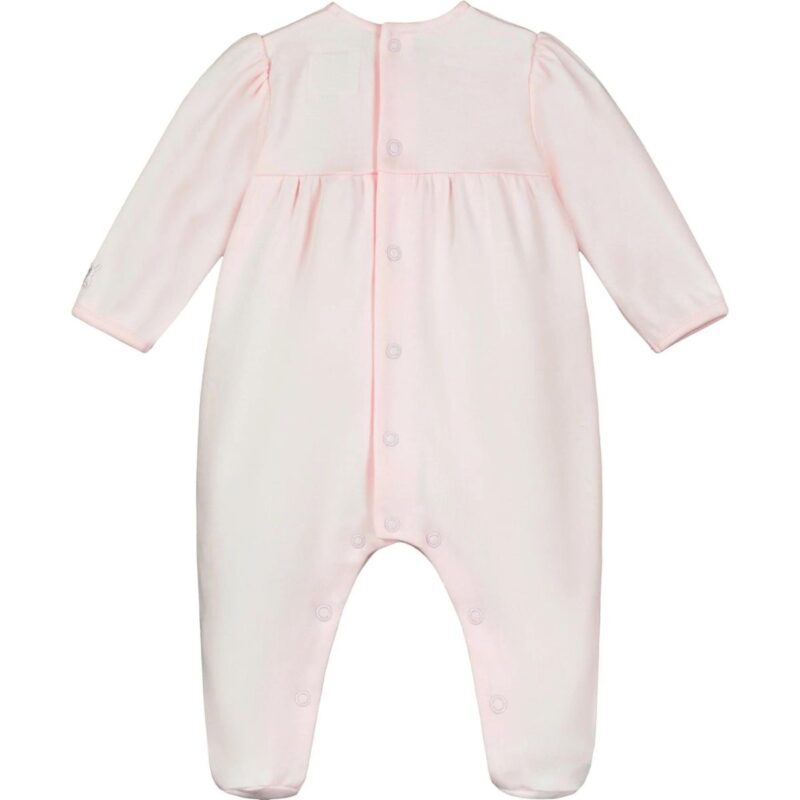 Flavia Girls Heart and Bow Detail Babygrow - Image 3