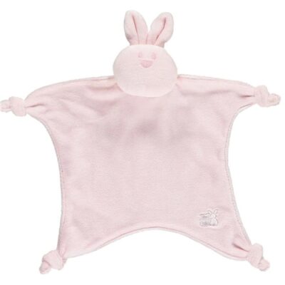 Pink Velour Rose Bunny Comforters