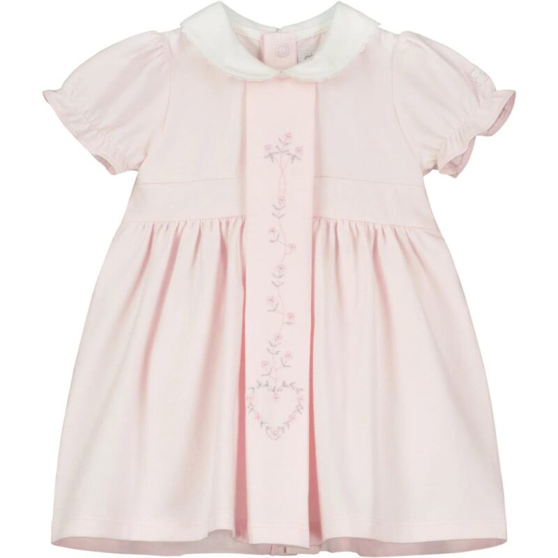 Flora Heart Embroidery Girl Dress - Image 2