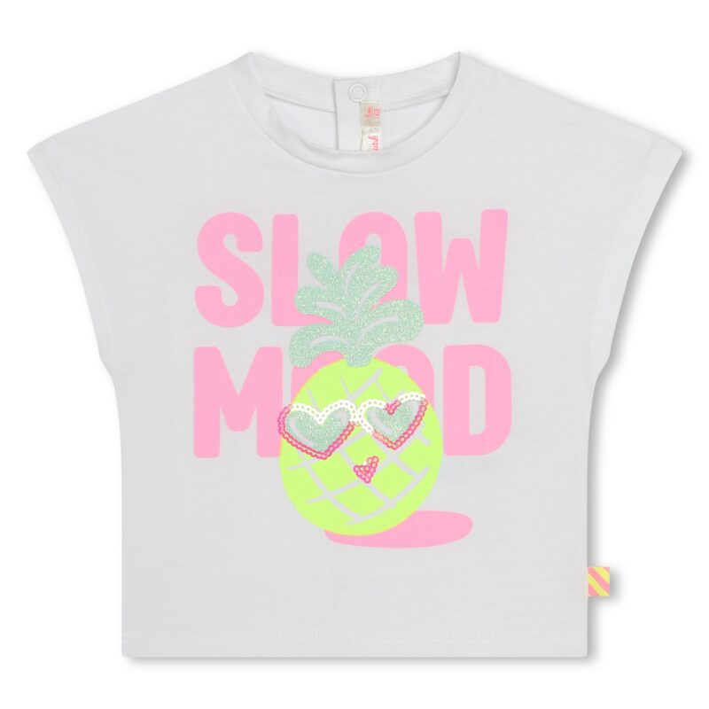 Baby Girls Slow Mood Short Sleeved T-shirt - Image 4