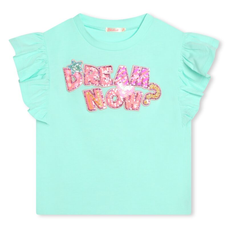 Girls Say Wow Flounce Sleeve Top - Image 4