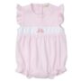 Baby Girls Bunny Hand-Smocked Romper - 3 Months