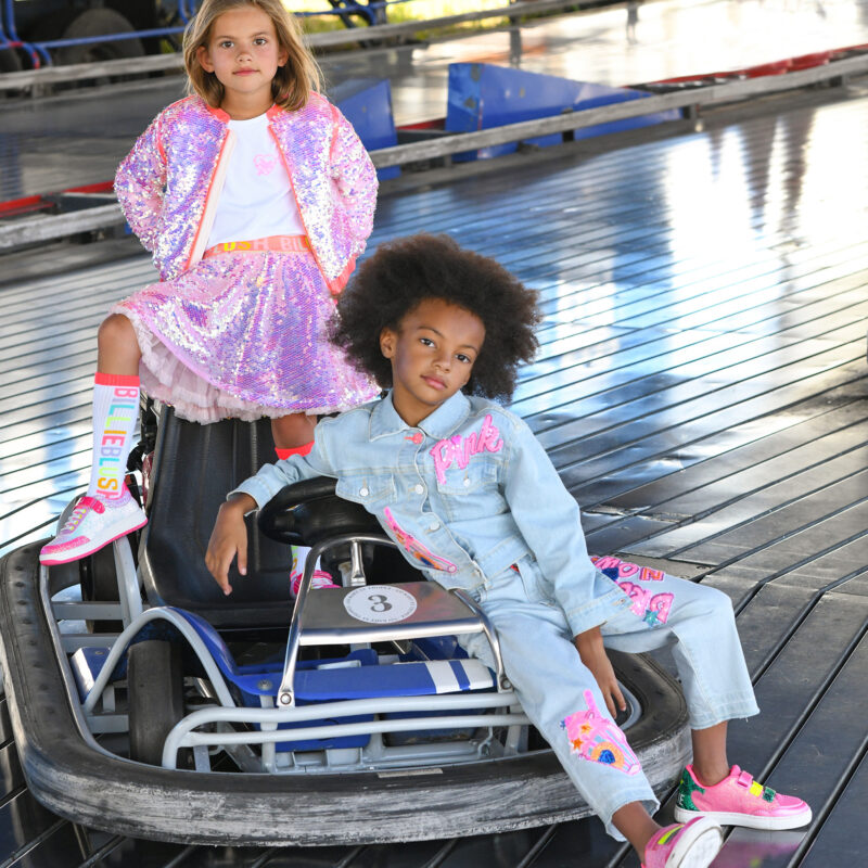 Girls White Cotton Seaside Print T-Shirt - Image 3