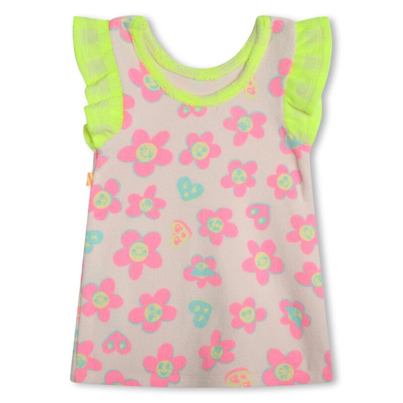 Baby Girls Retro Print Dress - Image 3