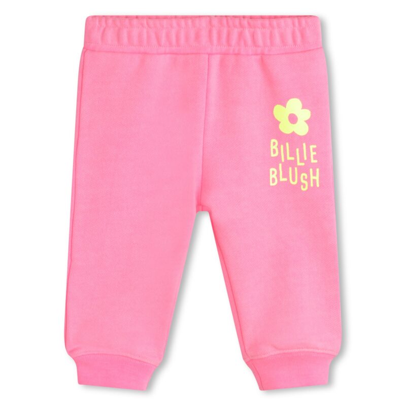 Baby Girls Pink Jogging Trousers - Image 3