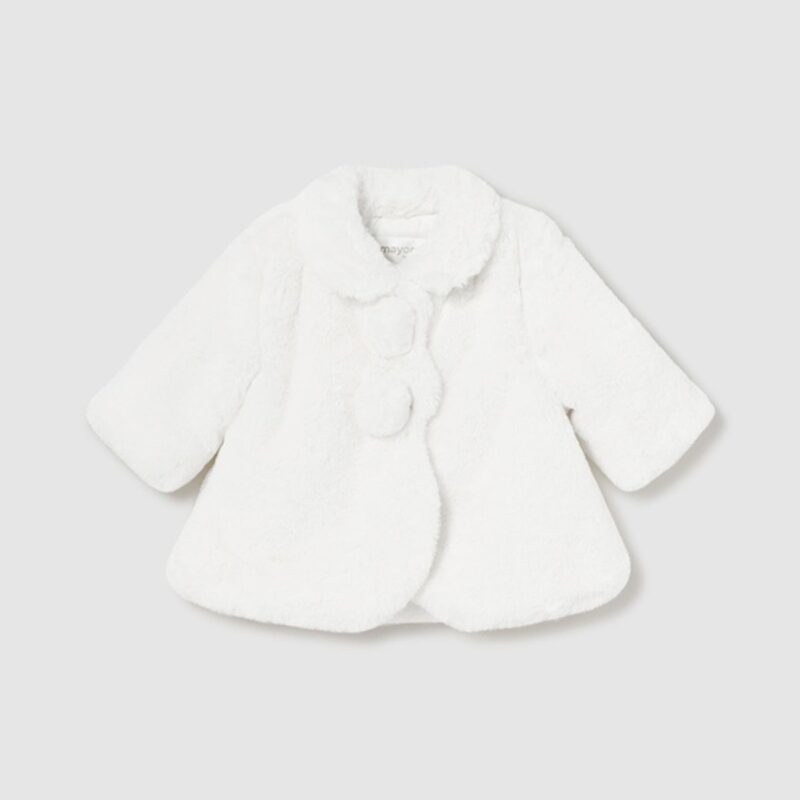 Newborn Girl Fur Coat