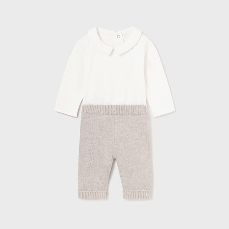 Newborn Boy 3 Piece Tricot Set - Image 2