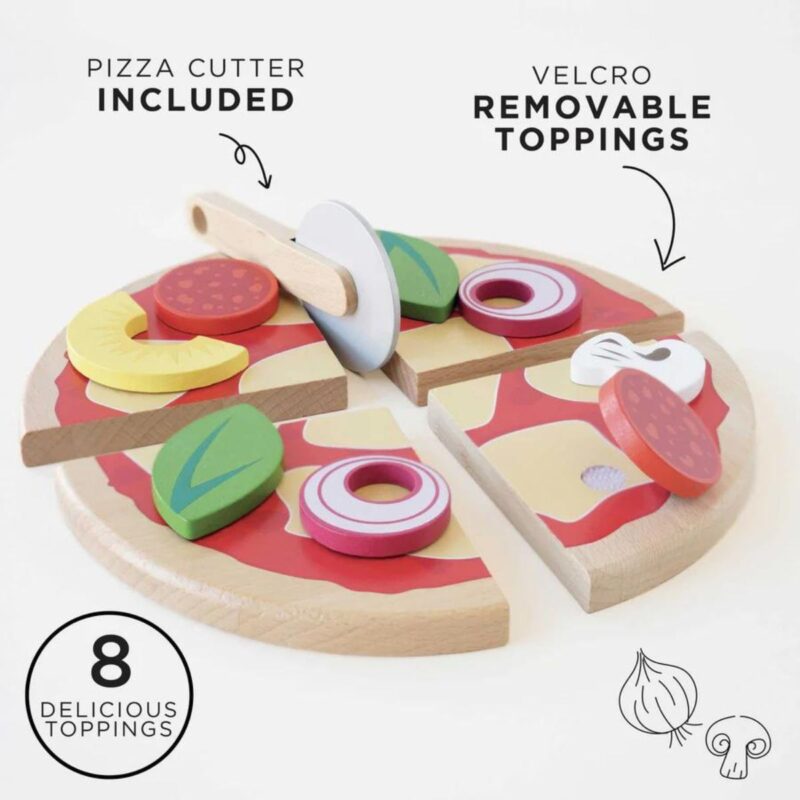 Pizza and Toppings with Slice Cutter - Image 4