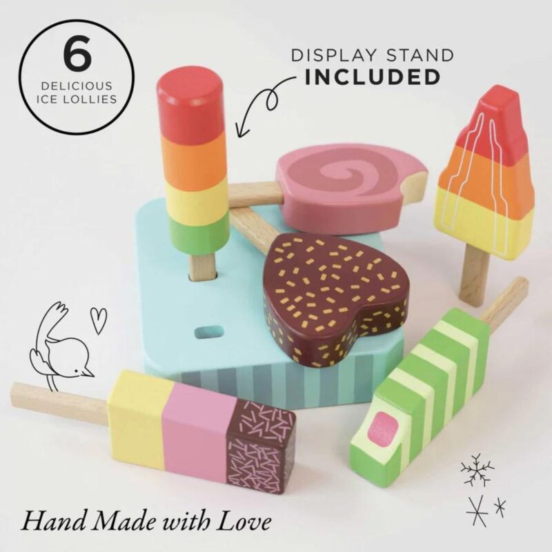 Wooden Ice Lollies Popsicles - Image 2