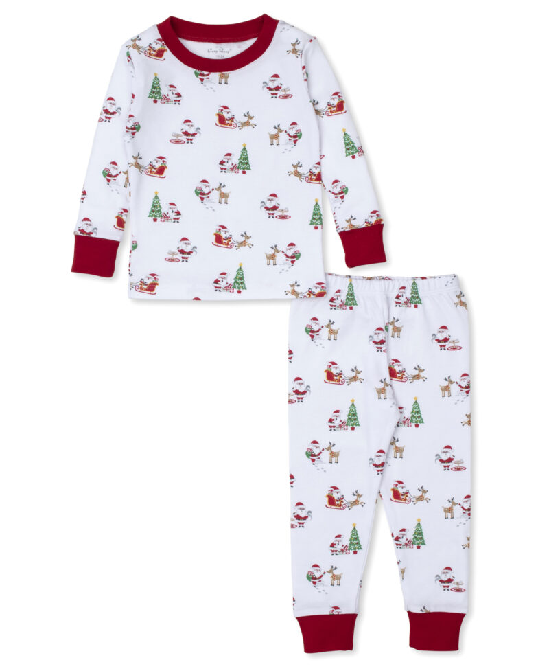 White Festive Christmas Pyjamas - Image 2