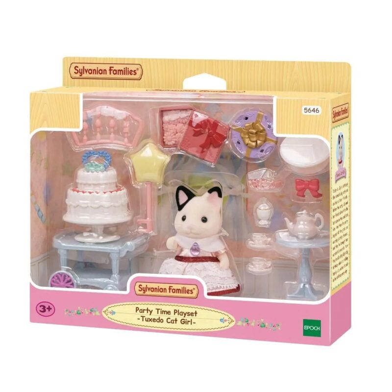 Party Time Playset - Tuxedo Cat Girl