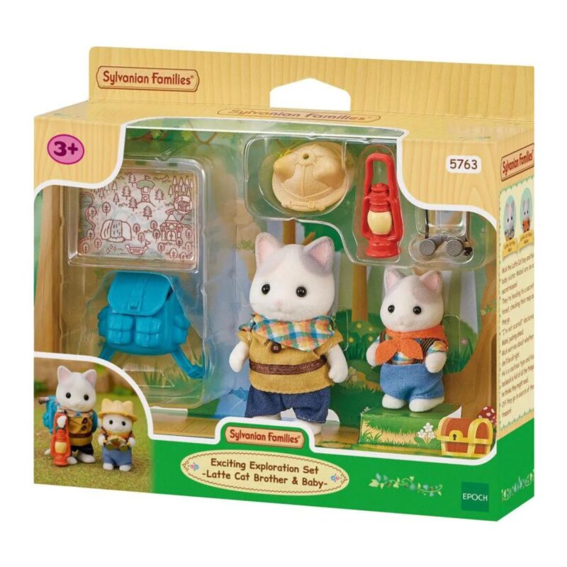 Exciting Exploration Set - Latte Cat Brother & Baby