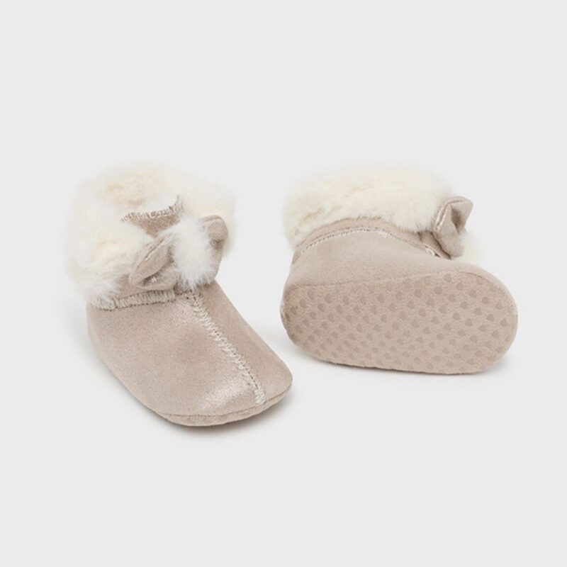 Baby Girls Beige Pre-Walker Boots
