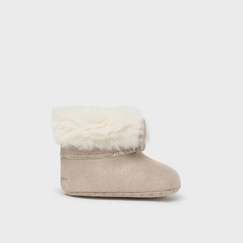 Baby Girls Beige Pre-Walker Boots - Image 2
