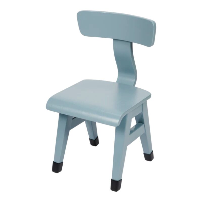 Wooden Table and 2 Chairs - Blue - Image 2