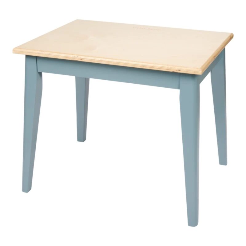 Wooden Table and 2 Chairs - Blue - Image 3