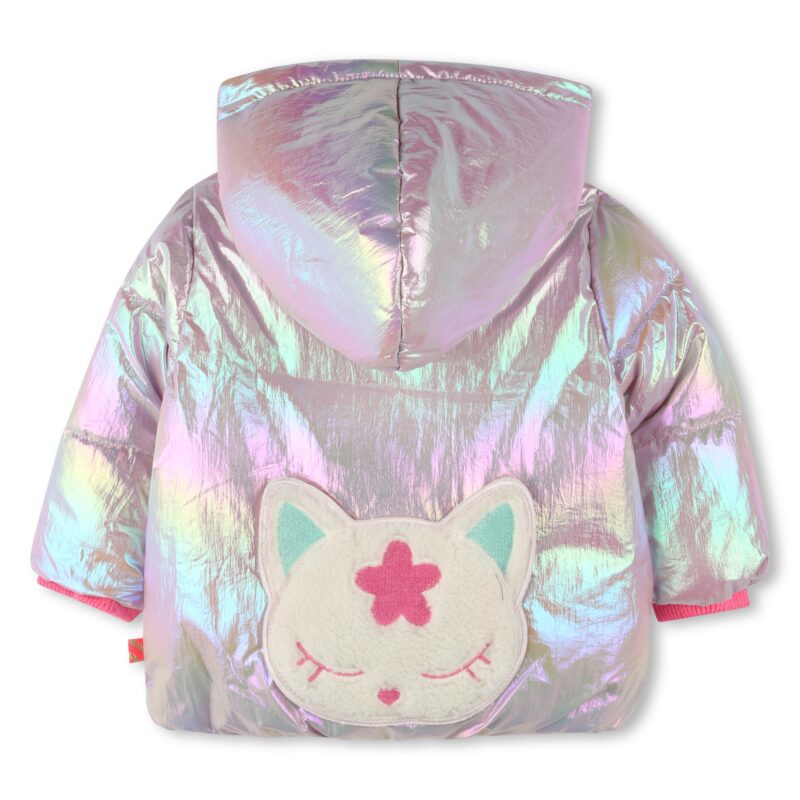 Metallic Puffer Jacket - Image 3