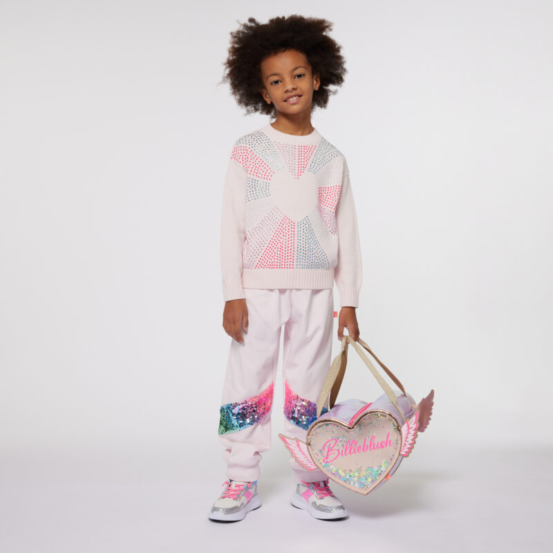 Girls Unicorn Sequin Joggers - Image 4