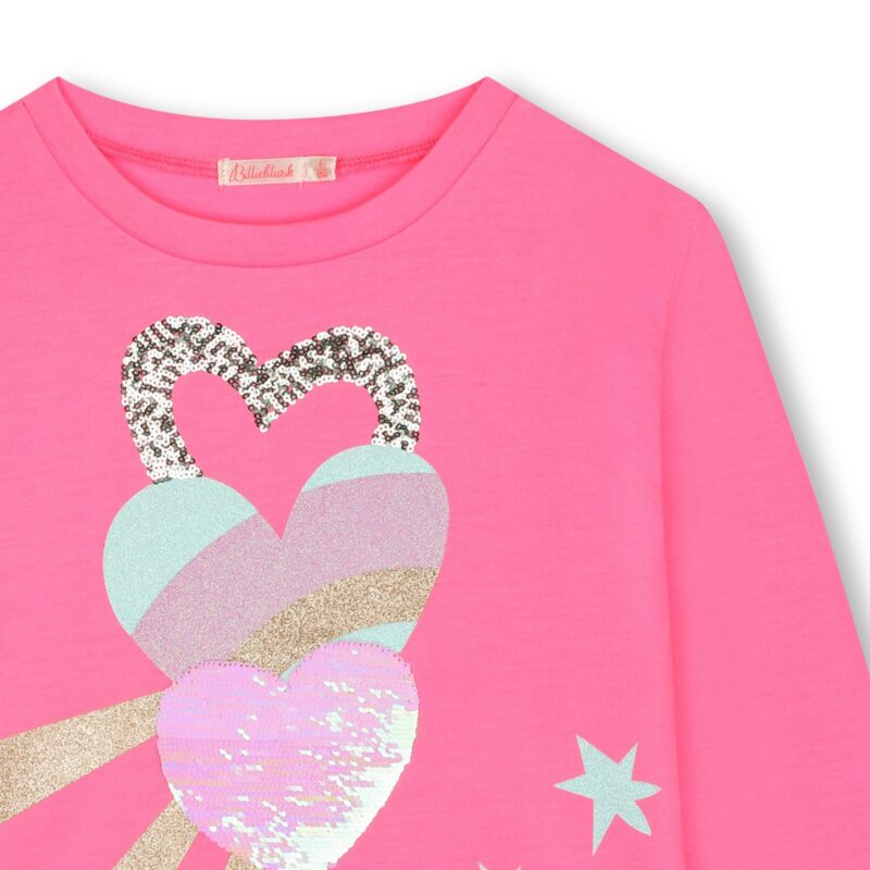 Long Sleeved Heart T-shirt - Image 2