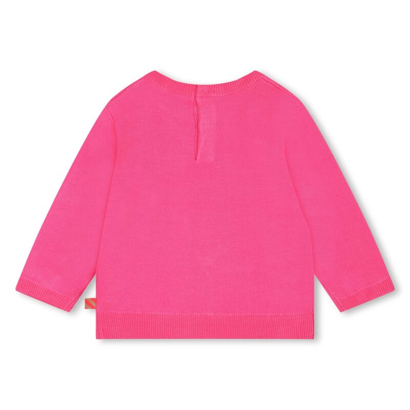 Knitted Pink Jumper - Image 2