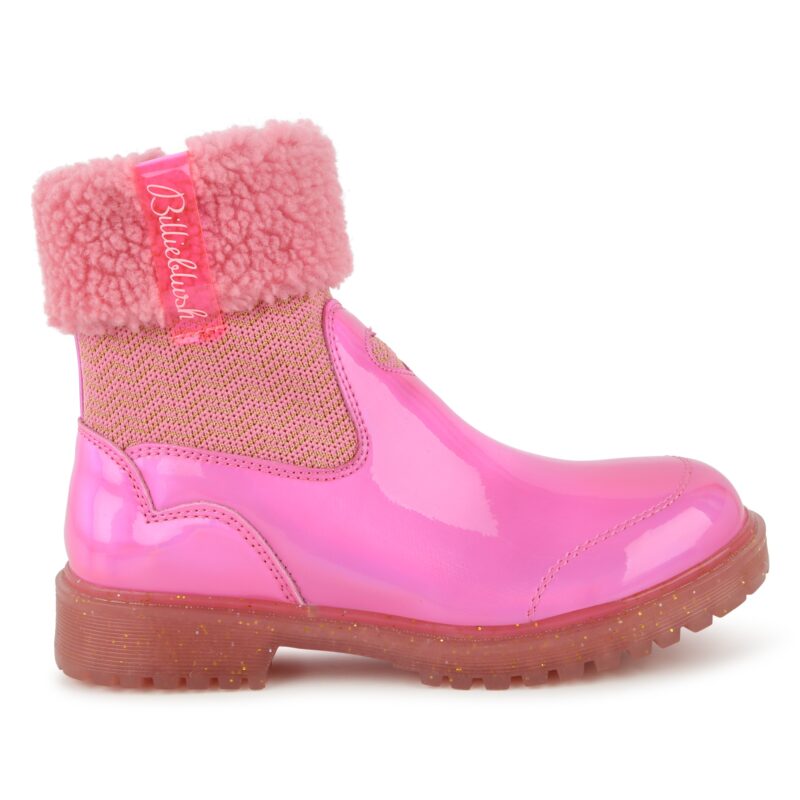 Ankle Boots With Fleece Cuffs - Image 2