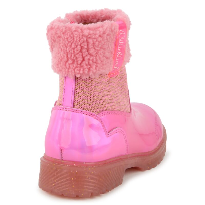 Ankle Boots With Fleece Cuffs - Image 3