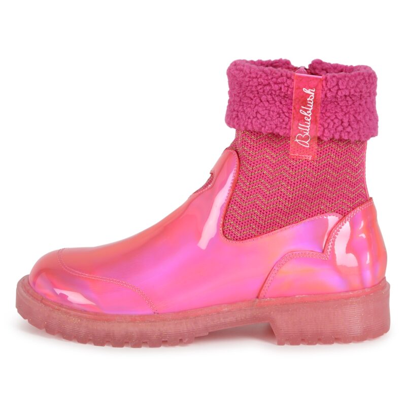 Ankle Boots With Fleece Cuffs - Image 5
