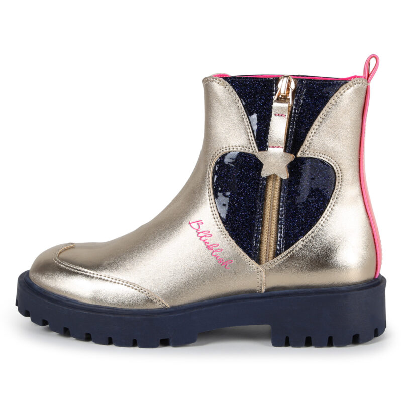 Sequined Zip-up Ankle Boots - Image 5