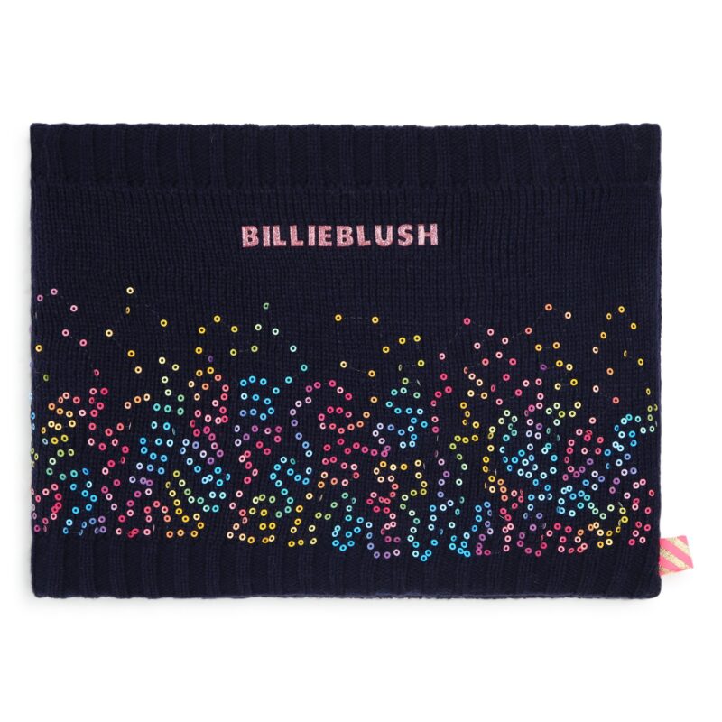 Sparkly knitted Snood Navy