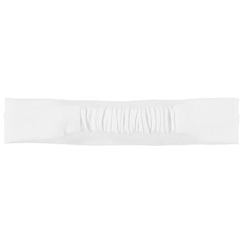 Alba White Baby Girls Bow Hairband - Image 2