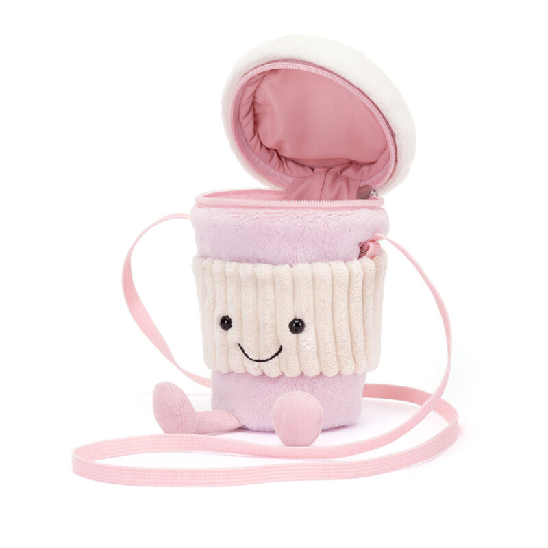 Amuseables Coffee-To-Go Pink Bag - Image 2