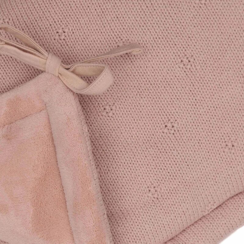 Playpen bumper 180x30cm Cosy Knit - Wild Rose - Image 2
