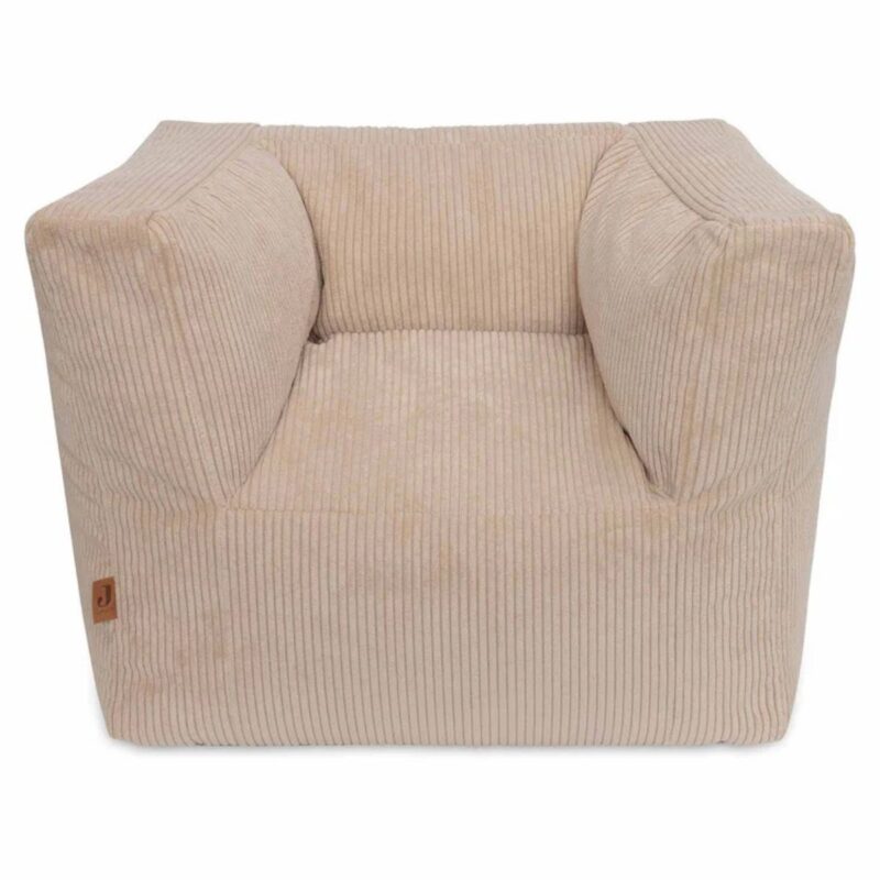 Kids Chair Beanbag Corduroy - Natural