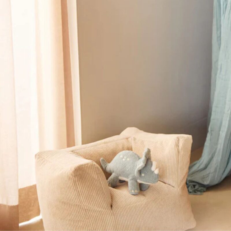 Kids Chair Beanbag Corduroy - Natural - Image 3