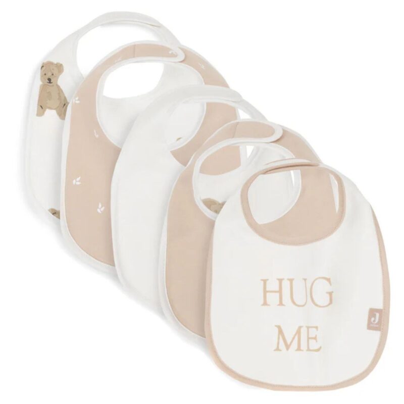 Bib - Teddy Bear/Harvest -5 Pack