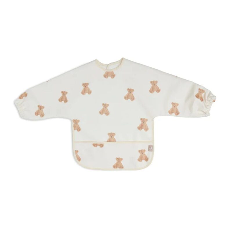 Bib Waterproof with Sleeves - Teddy Bear