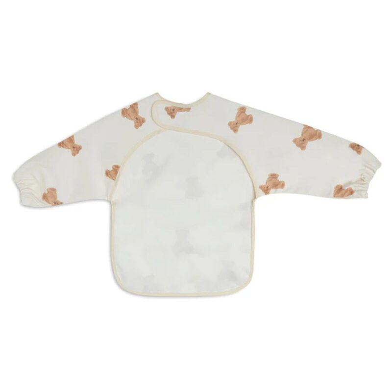 Bib Waterproof with Sleeves - Teddy Bear - Image 2