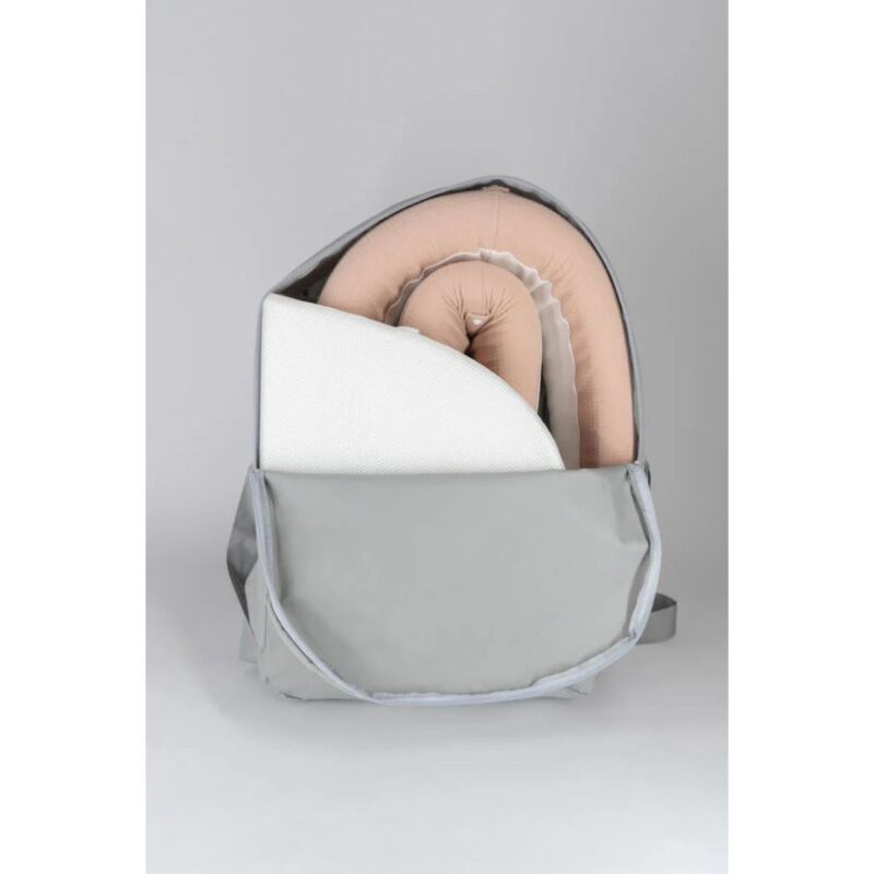 Baby Nest Co-Sleeping Baby Bed - Nude Pink - Image 4