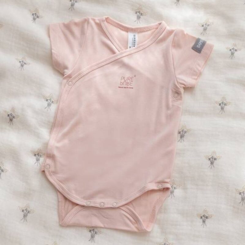 Short-sleeved bodysuit pack- 2pc - Pink - Image 2