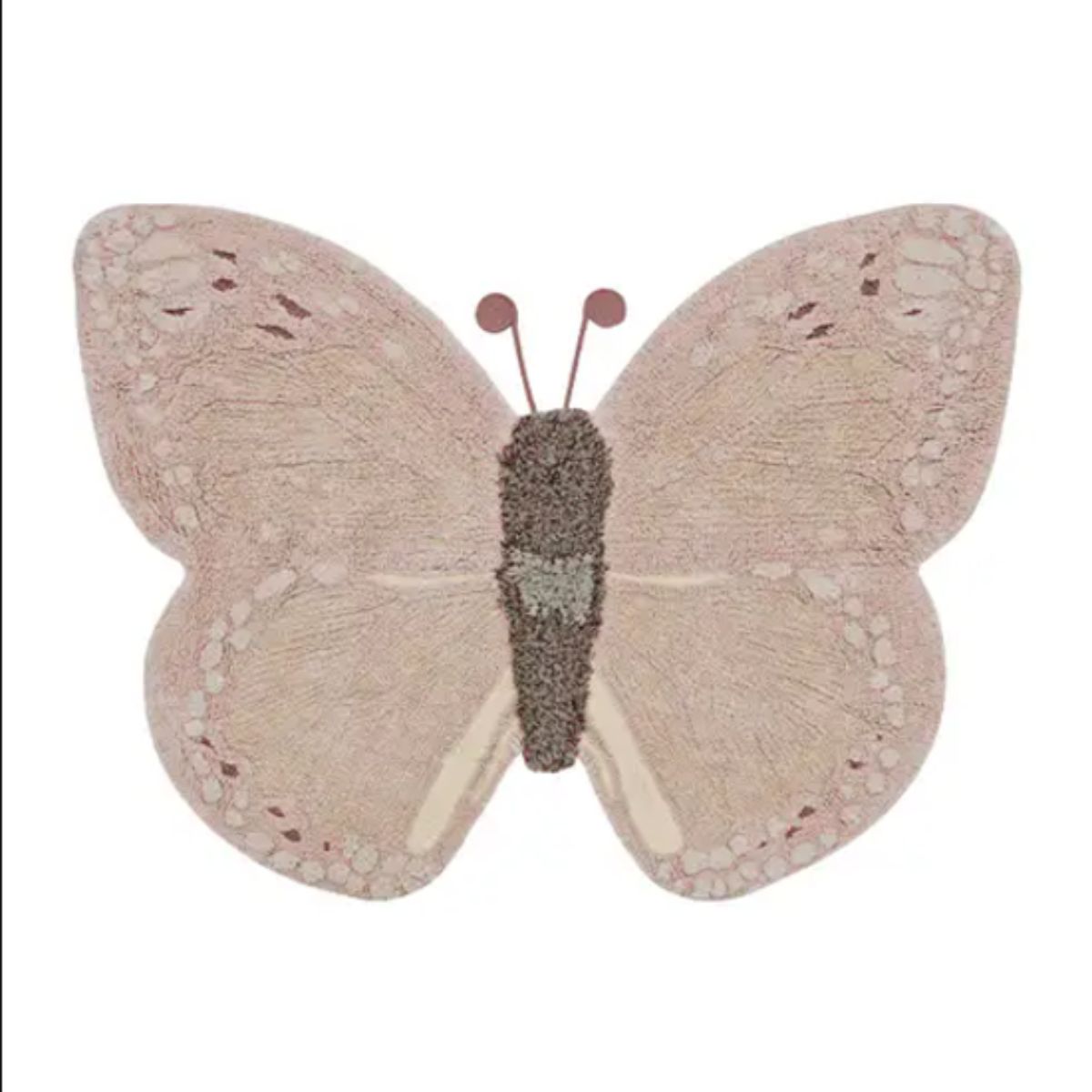 Washable Animal Rug Baby Butterfly (90 x 120 cm)