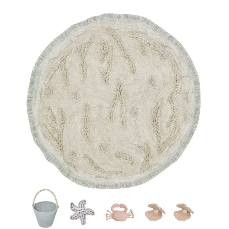 Washable Play Rug Island