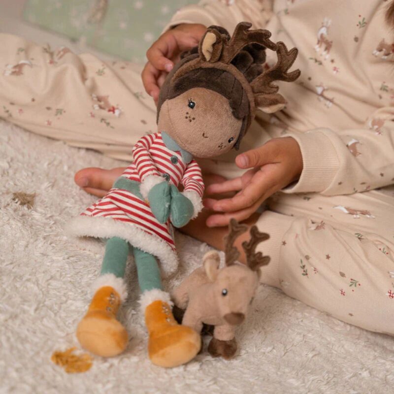 Evi Christmas Reindeer Doll - Image 2