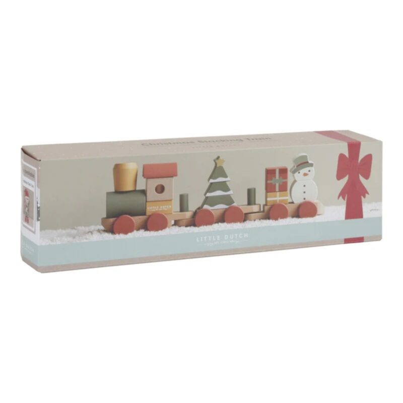 Christmas Blocks Train FSC - Image 2