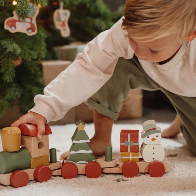 Christmas Blocks Train FSC - Image 3