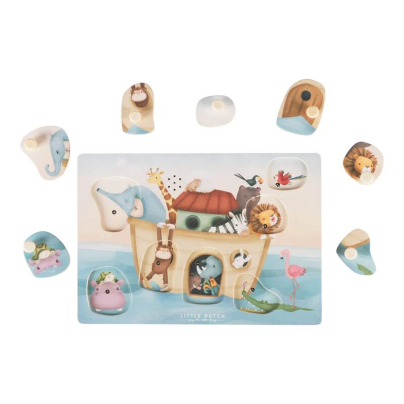 Wooden Sound puzzle Noah's Ark FSC