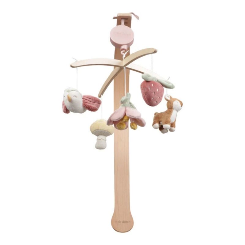 Wooden music mobile FSC - Fairy Garden